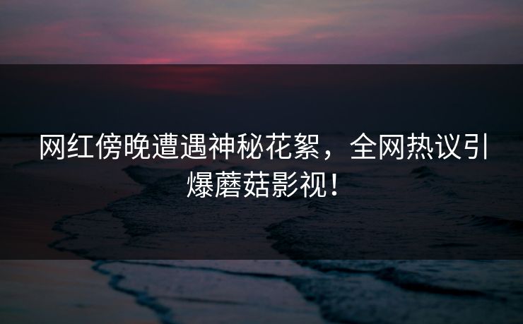 网红傍晚遭遇神秘花絮，全网热议引爆蘑菇影视！